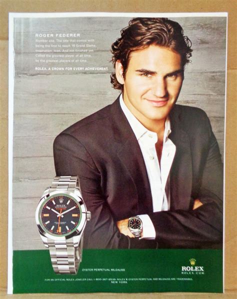 tennisti pubblicità rolex|Rolex Commercial Explains How Roger Federer's Legacy Will .